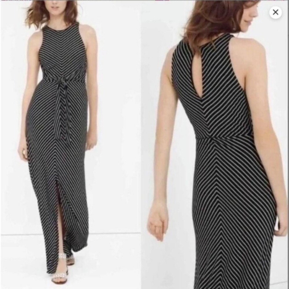 WHBM geometric maxi dress. Size XS.